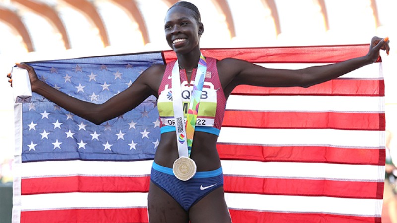 Mondiaux d'athlétisme.. L'Américaine Athing Mu sacrée sur 800 m