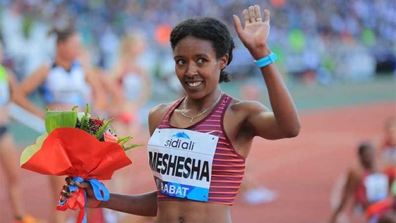 Meeting Mohammed VI 'Ligue de Diamant - 1500 m Dames'.. Victoire de l'Ethiopienne Meshesha