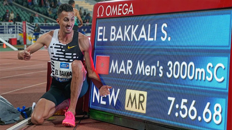 Meeting Mohammed VI d'athlétisme-Ligue de diamant.. Soufiane El Bakkali réalise la MPM de l'année sur le 3000 m steeple