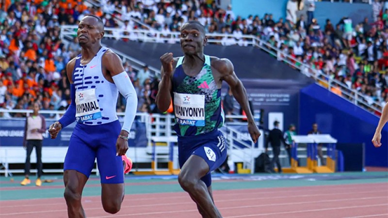 Meeting Mohammed VI d'athlétisme-Ligue de diamant.. le Kenyan Emmanuel Wanyonyi remporte le 800 m