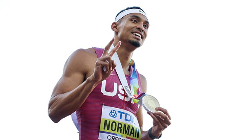 Athlétisme-400m.. l'Américain Michael Norman champion du monde