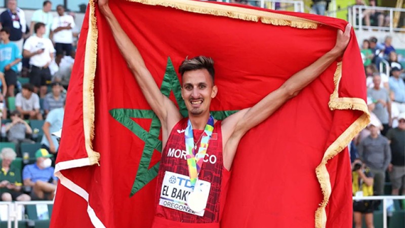 Mondiaux d'athlétisme: la médaille d'or, "une source de fierté pour moi et tous les Marocains" (Soufiane El Bakkali)