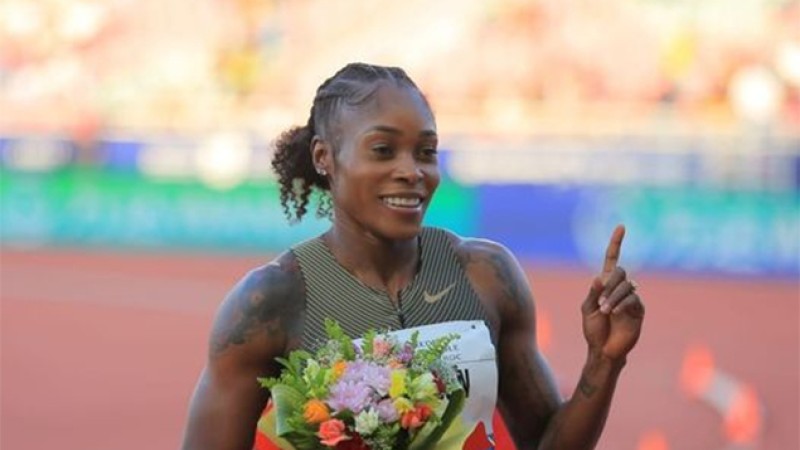 Meeting Mohammed VI 'Ligue de Diamant - 100 m'.. Victoire et record du meeting pour la jamaïcaine Thompson-Herah