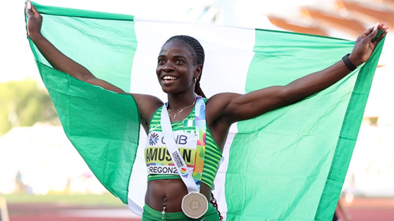 Athlétisme.. La Nigériane Tobi Amusan remporte le titre de championne du monde du 100 m haies