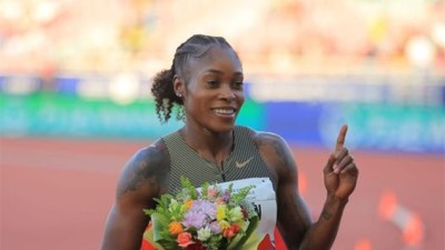 Meeting Mohammed VI 'Ligue de Diamant - 100 m'.. Victoire et record du meeting pour la jamaïcaine Thompson-Herah